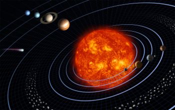 Gravitation between planets and stars