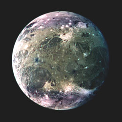 The orbit of Ganymede lies within the magnetosphere of Jupiter